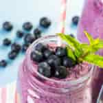 Blueberry, Prune, and Kefir Smoothie