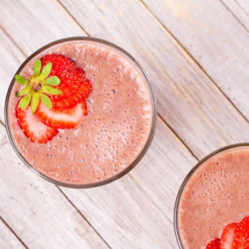 Chocolate oat smoothie for weight loss
