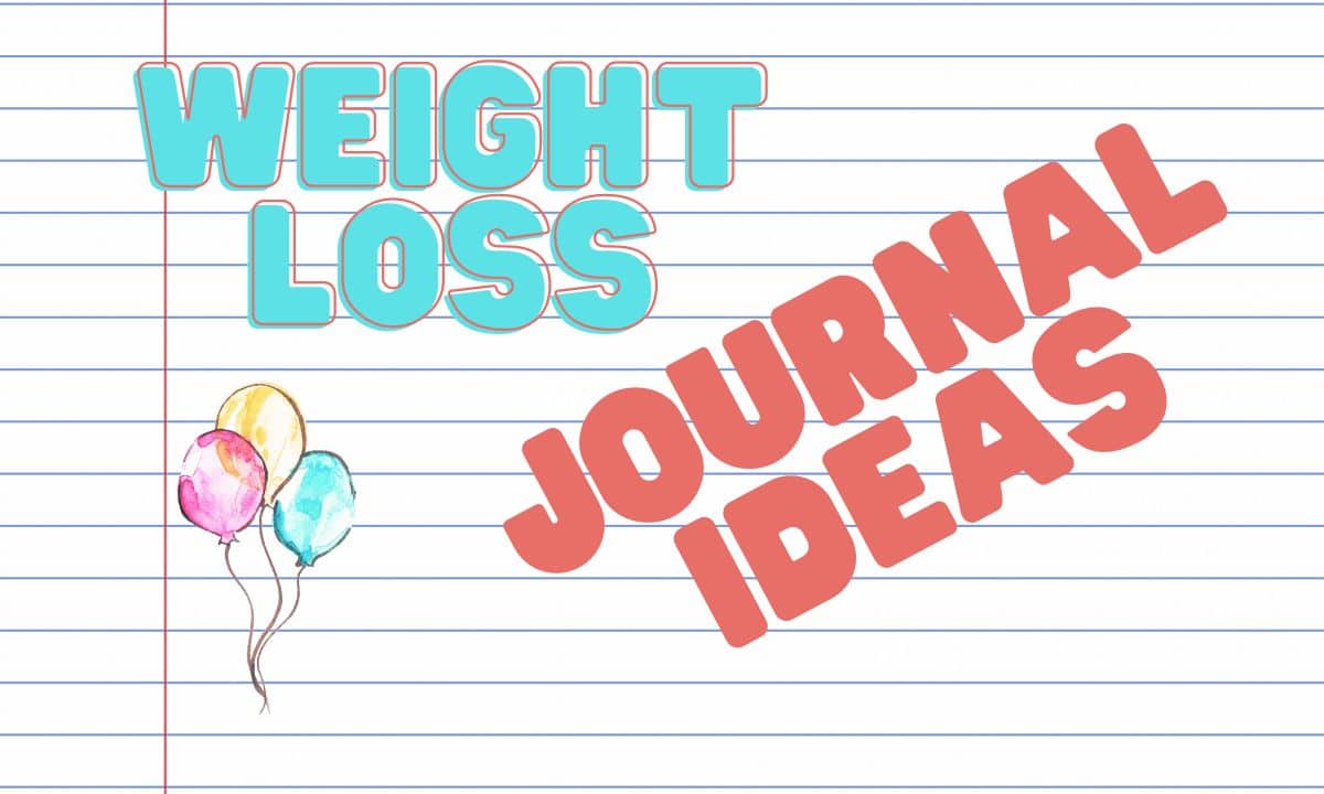 Weight loss journal ideas