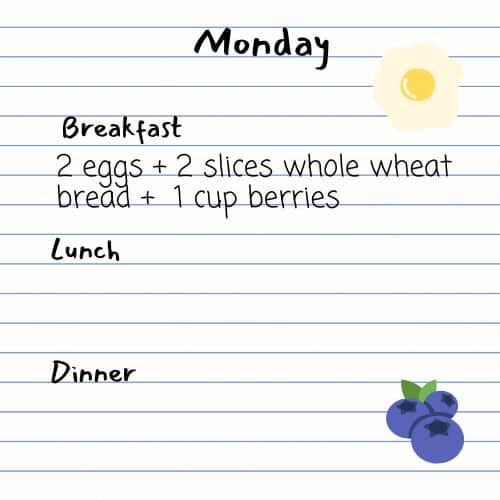 Food log journal idea