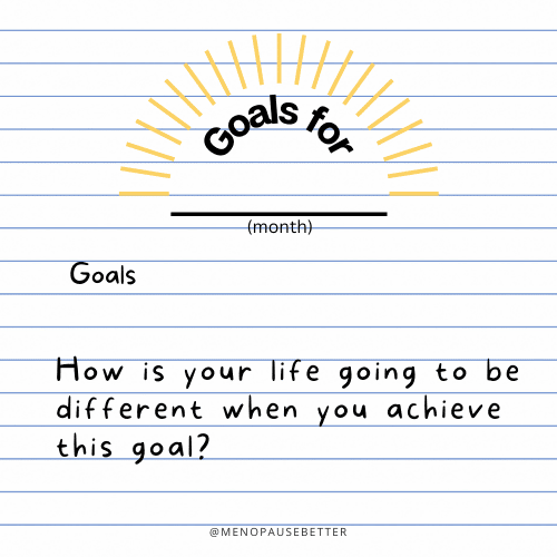 Weight loss journal ideas: goal setting