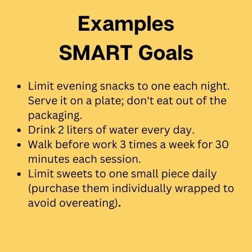 Example SMART Goals